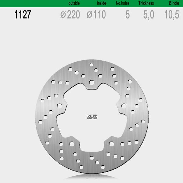 Bremsscheibe NG1127 passend für SYM