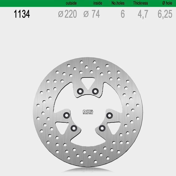 Bremsscheibe NG1134 passend für Fantic