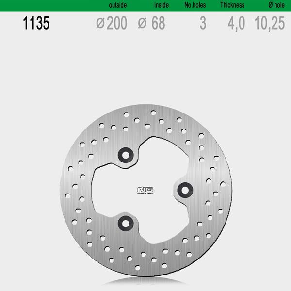 Bremsscheibe NG1135 passend für Daelim