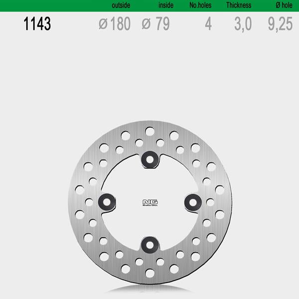 Bremsscheibe NG1143 passend für Kawasaki und Suzuki