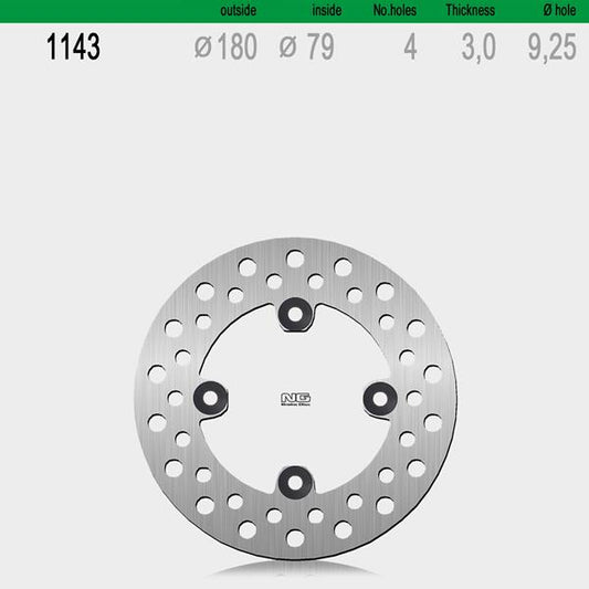 Bremsscheibe NG1143 passend für Kawasaki und Suzuki