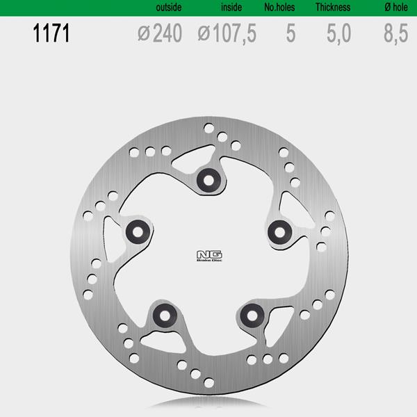 Bremsscheibe NG1171 passend für Husqvarna und KTM