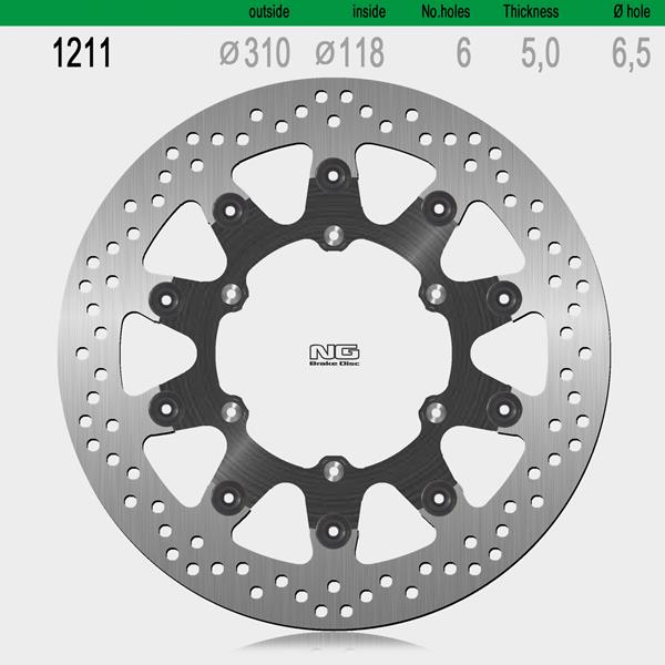 Bremsscheibe NG1211 passend für Suzuki