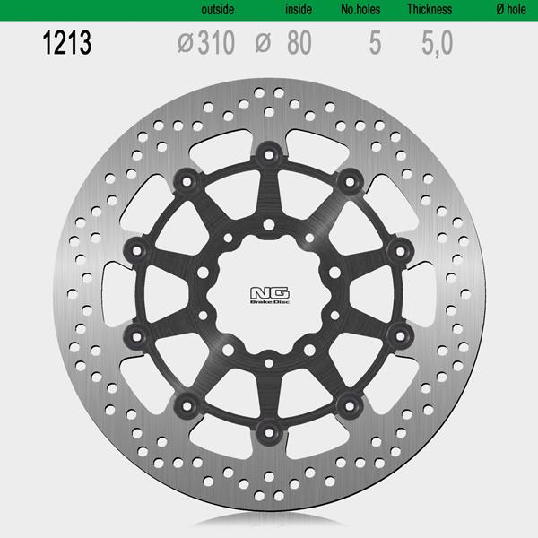 Bremsscheibe NG1213 passend für Kawasaki