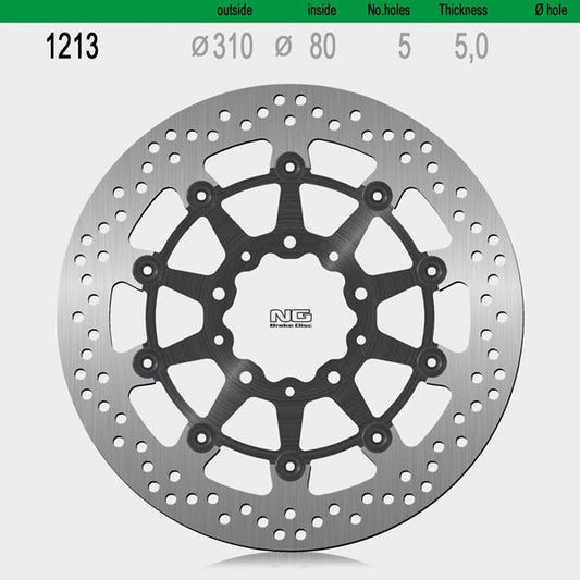 Bremsscheibe NG1213 passend für Kawasaki