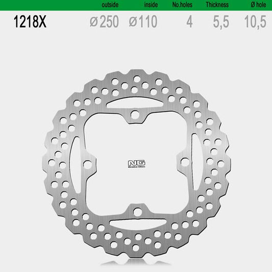 Bremsscheibe NG1218X passend für Kawasaki