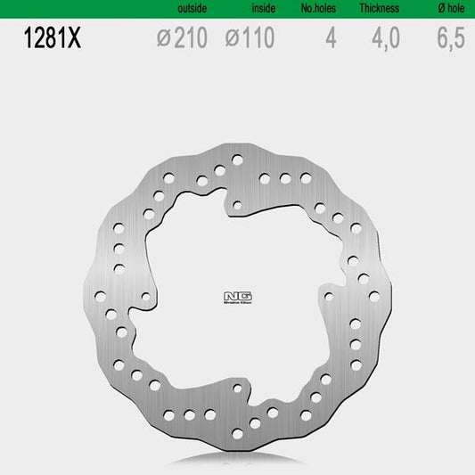 Bremsscheibe NG1281X passend für Husqvarna und KTM
