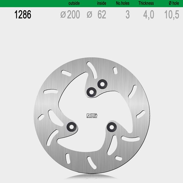 Bremsscheibe NG1286 passend für Rieju