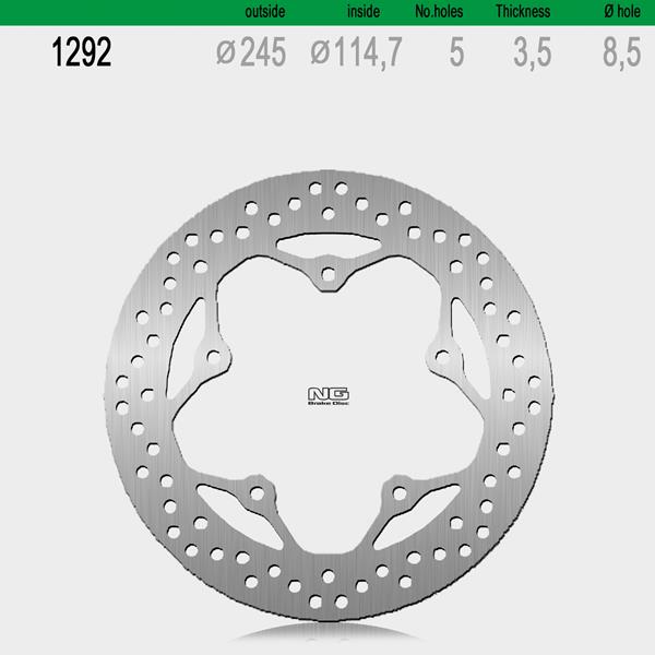Bremsscheibe NG1292 passend für Yamaha