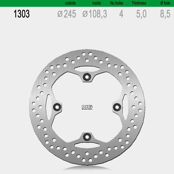 Bremsscheibe NG1303 passend für Ducati