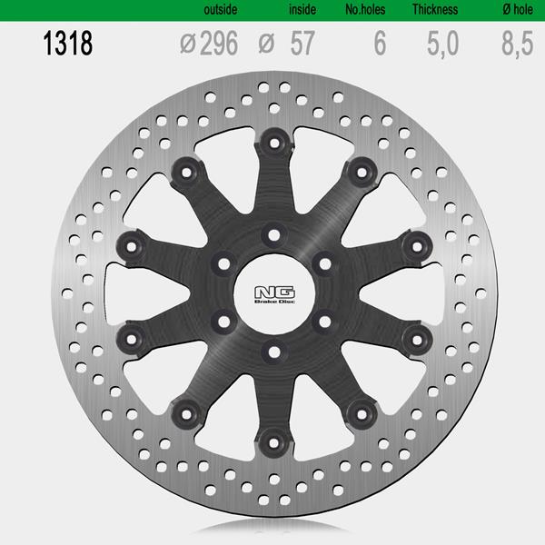 Bremsscheibe NG1318 passend für Suzuki