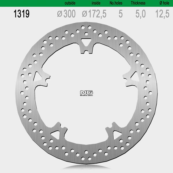 Bremsscheibe NG1319 passend für Harley-Davidson