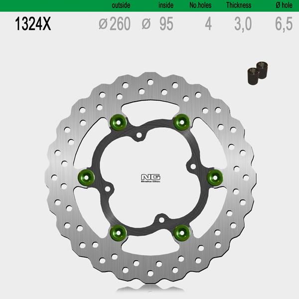 Bremsscheibe NG1324X passend für KTM