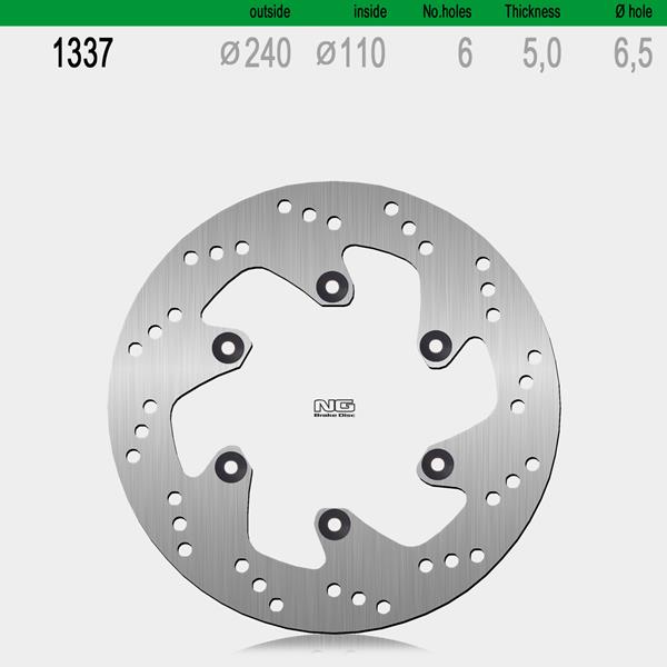 Bremsscheibe NG1337 passend für KTM