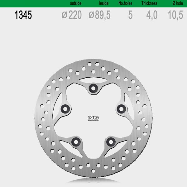 Bremsscheibe NG1345 passend für Kymco