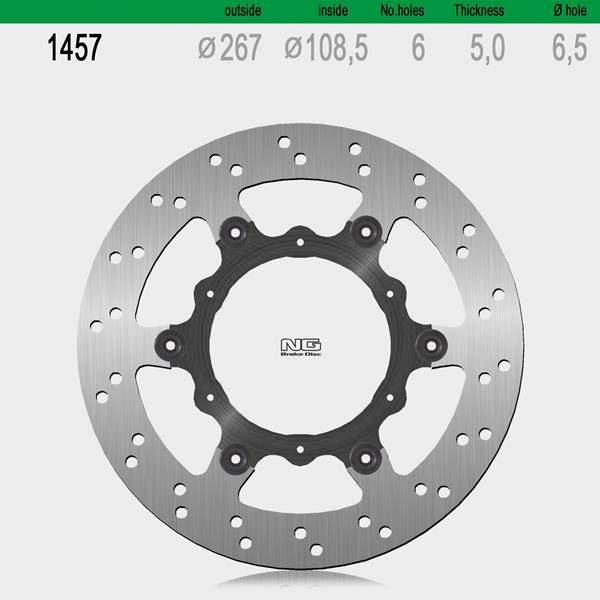 Bremsscheibe NG1457 passend für KTM