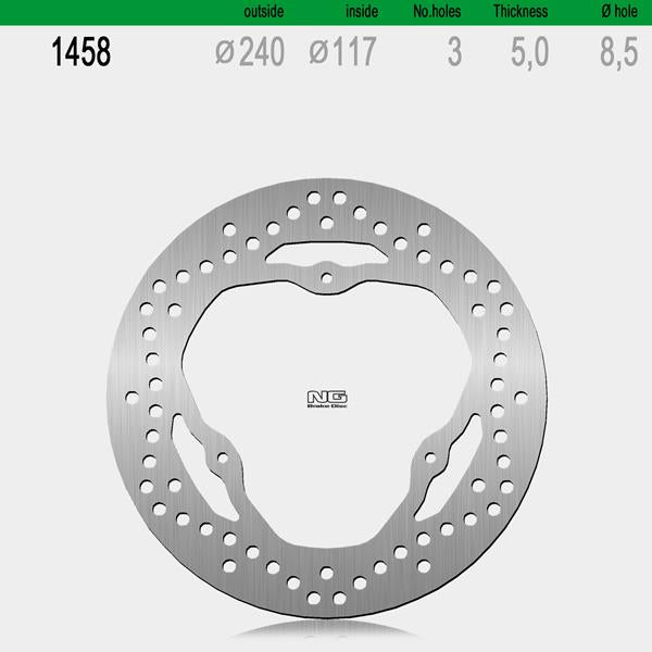 Bremsscheibe NG1458 passend für Yamaha
