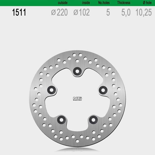 Bremsscheibe NG1518 passend für Yamaha