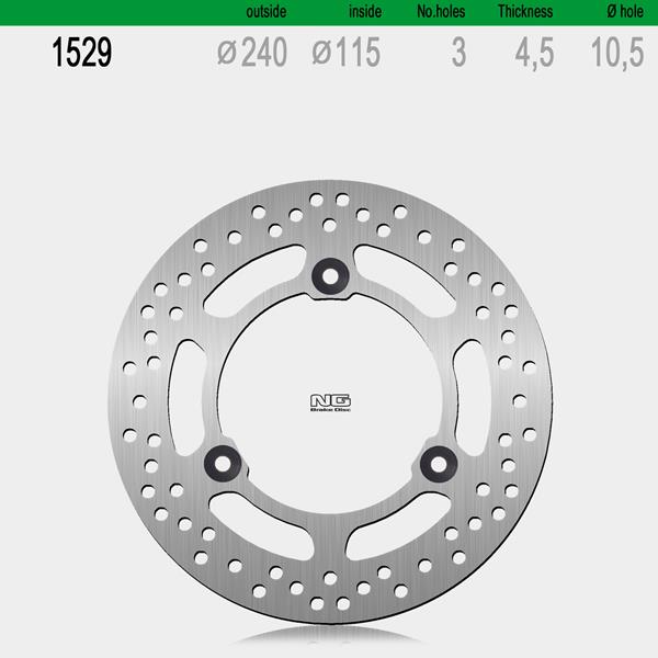 Bremsscheibe NG1529 passend für Suzuki