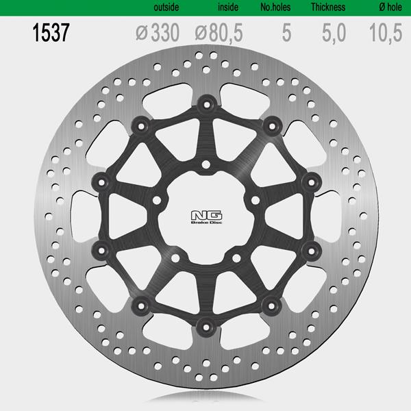 Bremsscheibe NG1537 passend für Kawasaki
