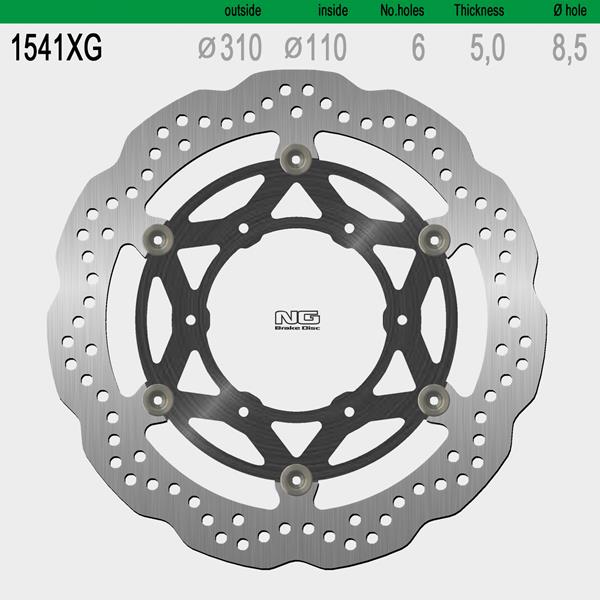 Bremsscheibe NG1541XG passend für Suzuki