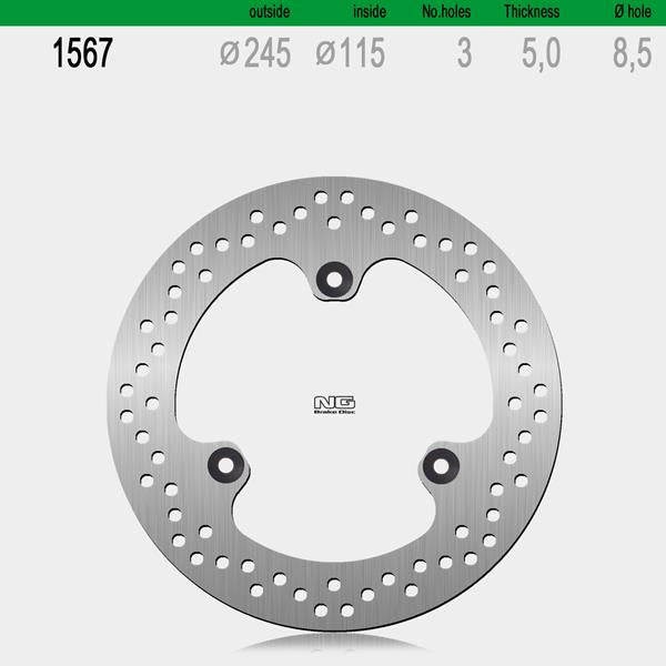 Bremsscheibe NG1567 passend für Yamaha