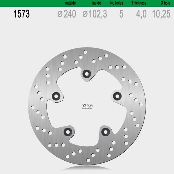 Bremsscheibe NG1573 passend für SYM