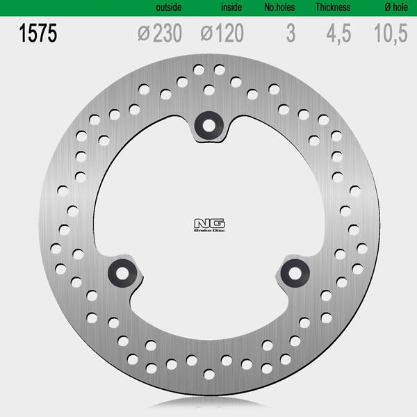 Bremsscheibe NG1575 passend für Yamaha
