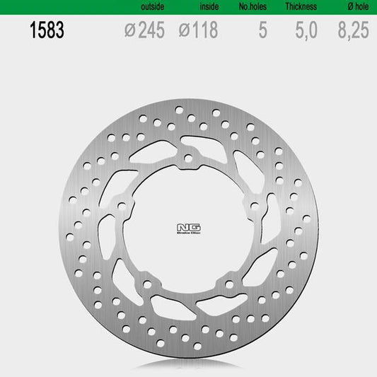 Bremsscheibe NG1583 passend für Yamaha