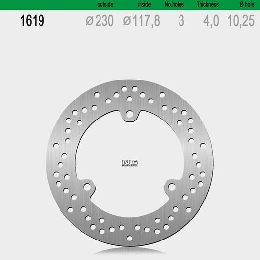 Bremsscheibe NG1619 passend für Yamaha