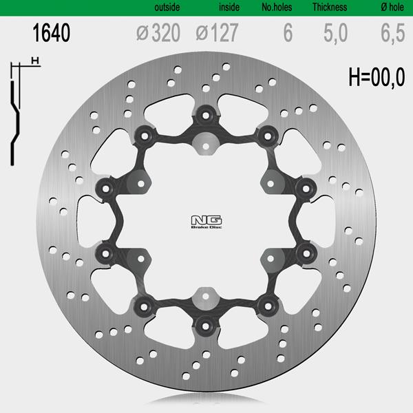 Bremsscheibe NG1640 passend für Husqvarna