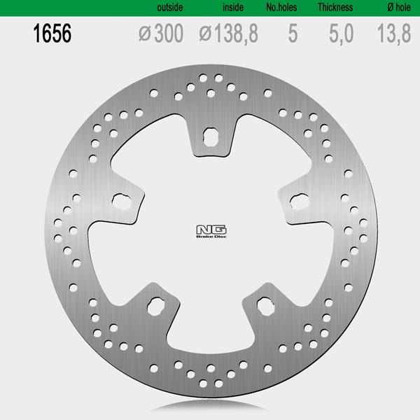 Bremsscheibe NG1656 passend für Harley-Davidson