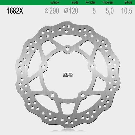 Bremsscheibe NG1682X passend für Suzuki