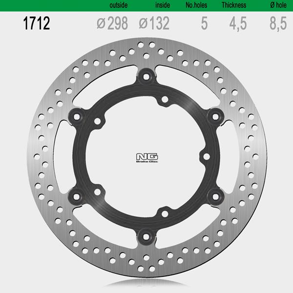 Bremsscheibe NG1712 passend für Yamaha