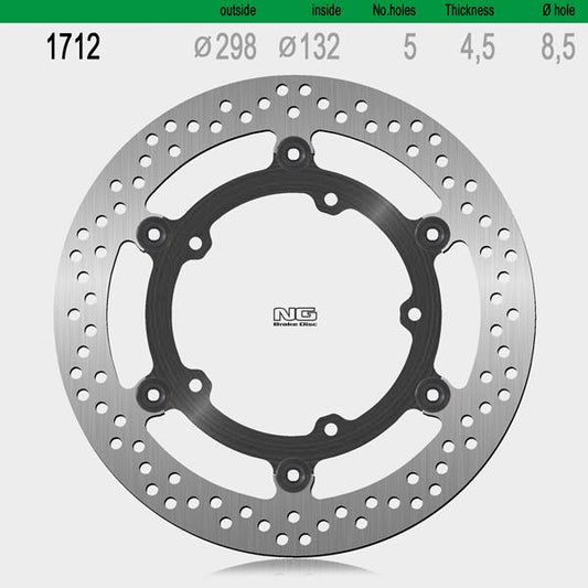 Bremsscheibe NG1712 passend für Yamaha