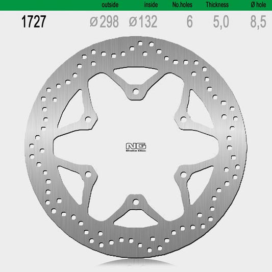 Bremsscheibe NG1727 passend für Yamaha