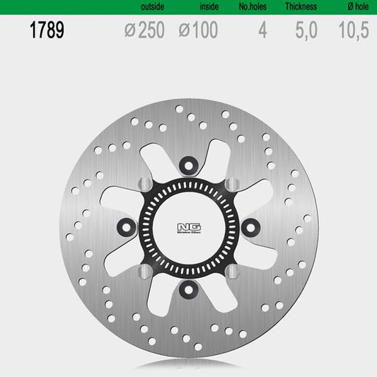 Bremsscheibe NG1789 passend für Kawasaki