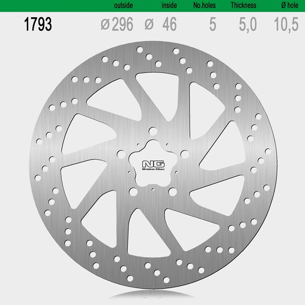 Bremsscheibe NG1793 passend für Honda