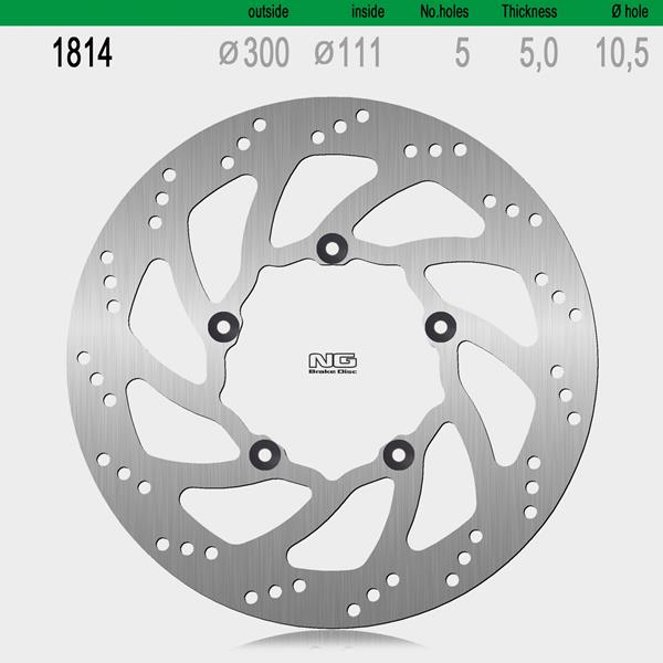 Bremsscheibe NG1814 passend für BMW