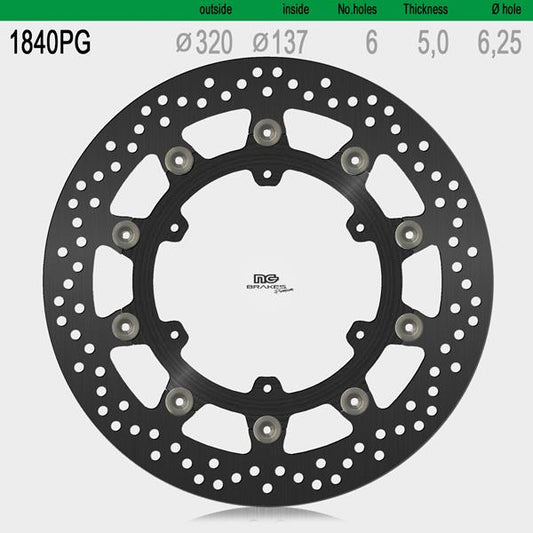 NG Bremsscheiben Set 1840PG Premium line passend für Husqvarna und KTM