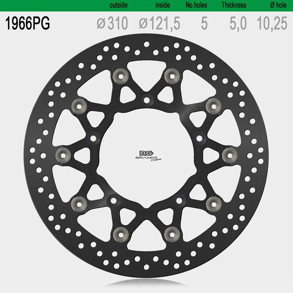 NG Bremsscheiben Set 1966PG Premium line passend für Suzuki