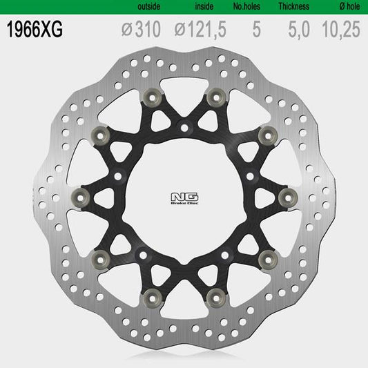 Bremsscheibe NG1966XG passend für Suzuki