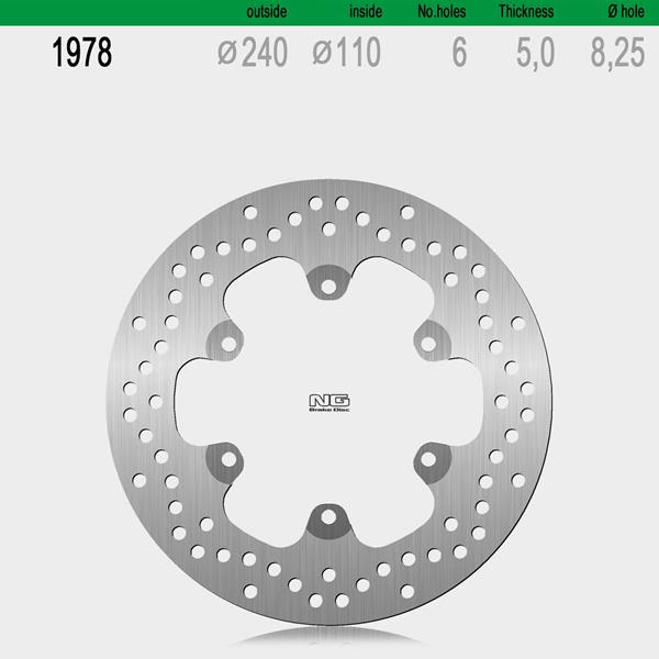 Bremsscheibe NG1978 passend für Royal Enfield
