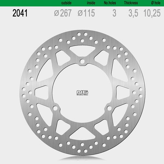 Bremsscheibe NG2041 passend für Yamaha