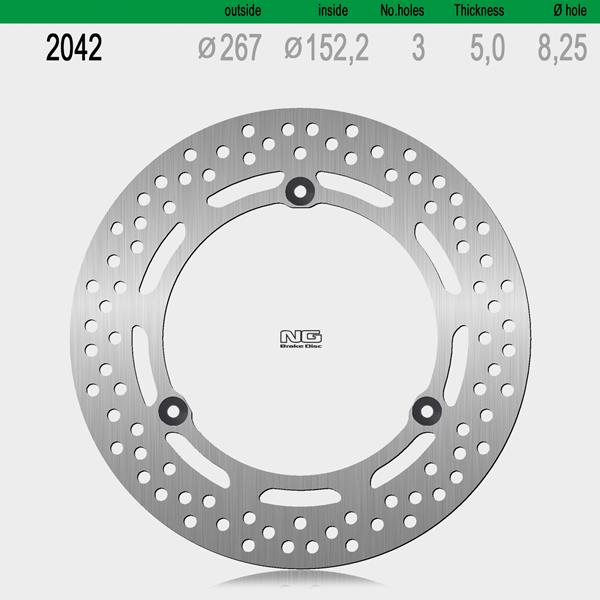 Bremsscheibe NG2042 passend für Yamaha