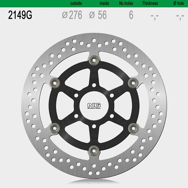 Bremsscheibe NG2149G passend für Brixton
