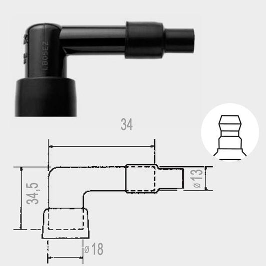 NGK Kerzenstecker LB05EZ
