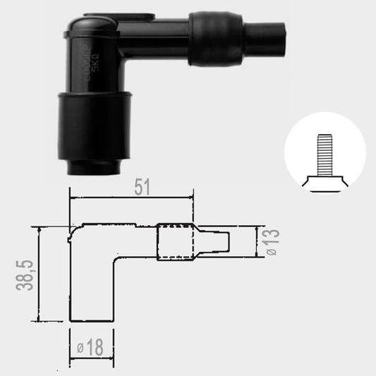 NGK Kerzenstecker LD05FP