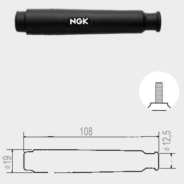 NGK Gummikerzenstecker SD05FM