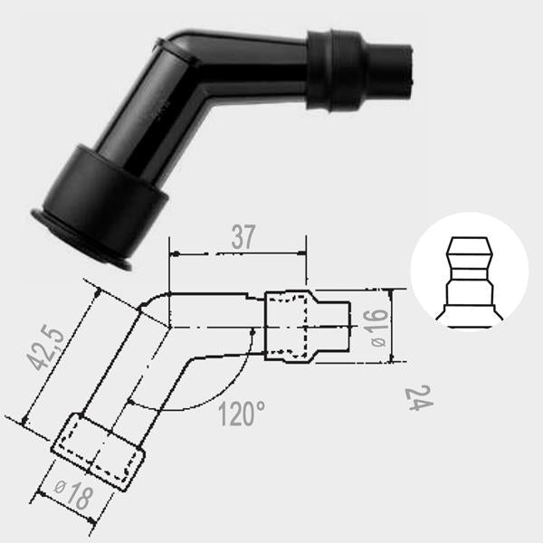 NGK Kerzenstecker VD05EG